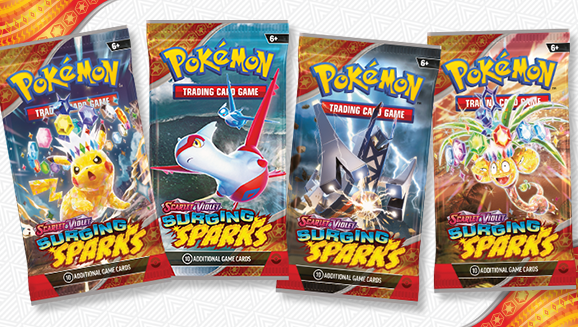 Pokmon Surging Sparks Booster Pack - SV08: Surging Sparks Supreme TCG Pokmon Surging Sparks Booster Pack - SV08: Surging Sparks Supreme TCG